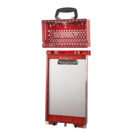 1 pcs - Brady 12-Lock Steel Lockout Kit