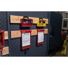 1 pcs - Brady 12-Lock Steel Lockout Kit