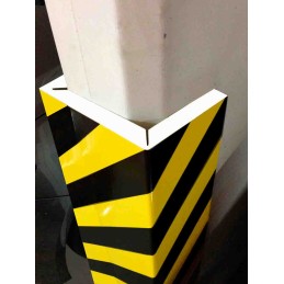 1 pcs - RS PRO Black, Yellow Impact Protector 400mm x 150mm