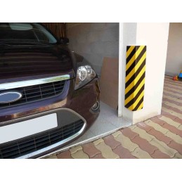 1 pcs - RS PRO Black, Yellow Impact Protector 400mm x 150mm