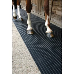 1 pcs - Coba Europe Black Anti-Slip Rubber Mat, Solid Finish 10m x 0.9m x 3mm