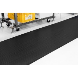 1 pcs - Coba Europe Black Anti-Slip Rubber Mat, Solid Finish 10m x 0.9m x 3mm