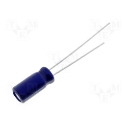 10 pcs x SAMWHA - SD2A106M05011BB159 - Capacitor: electrolytic, THT, 10uF, 100VDC, Ø5x11mm, Pitch: 2mm