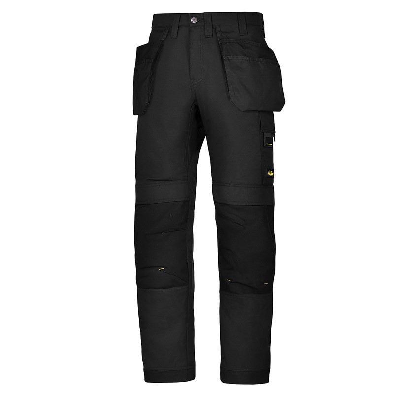 1 pcs - Snickers AllroundWork Black Men's Cotton, PA Work Trousers 33in, 84cm Waist