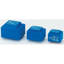 10 pcs - Block 9V ac 2 Output Through Hole PCB Transformer, 4.5VA