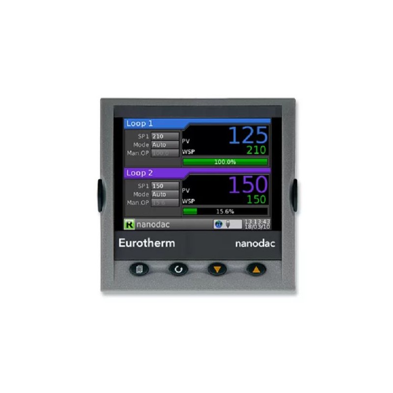 1 pcs - Eurotherm 4 Input Channels, 3 Output Channels, Graphical Graphic Recorder Measures Current, Millivolt, Resistance,