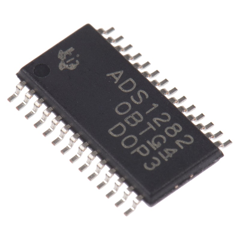 10 pcs - Texas Instruments, Dual 31-bit- ADC 4ksps, 28-Pin TSSOP