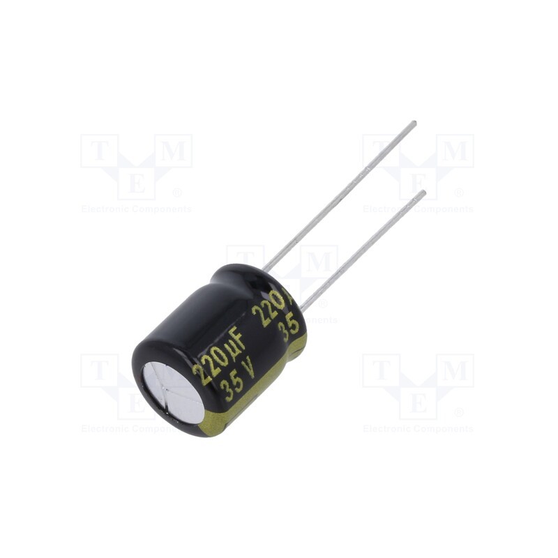 10 pcs x PANASONIC - EEUFM1V221 - Capacitor: electrolytic, low ESR, THT, 220uF, 35VDC, Ø10x12.5mm