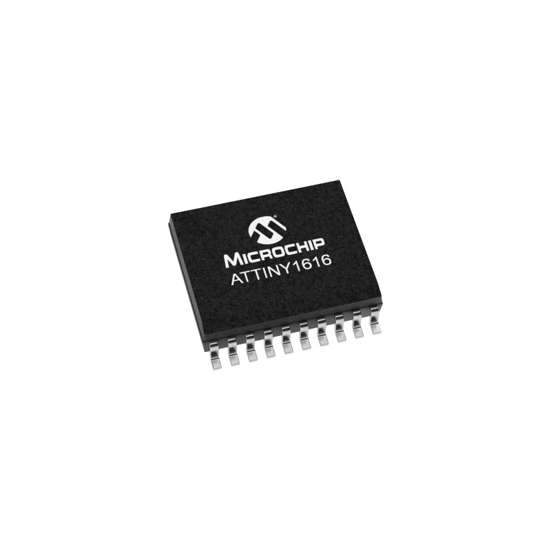 1500 pcs - Microchip ATTINY1616-SFR, 8bit AVR Microcontroller, ATtiny16, 20MHz, 16 kB Flash, 20-Pin SOIC