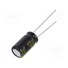 10 pcs x PANASONIC - EEUFM1C471L - Capacitor: electrolytic, low ESR, THT, 470uF, 16VDC, Ø8x15mm, ±20%