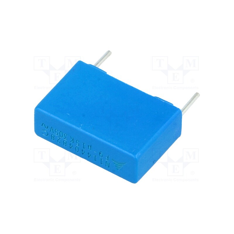 5 pcs x EPCOS - B32922C3154K - Capacitor: polypropylene, 150nF, 6x12x18mm, THT, ±10%, 15mm, 305VAC