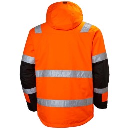 1 pcs - Helly Hansen Orange Unisex Hi Vis Winter Jacket, XL