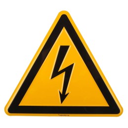 1 pcs - Wolk Electrical Hazard Warning Sign
