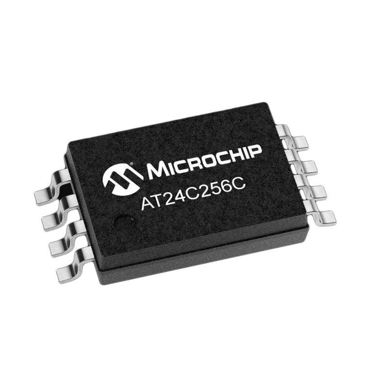 25 pcs - Microchip AT24C256C-XHL-T, 256kbit EEPROM Memory Chip, 450ns 8-Pin TSSOP-8 Serial-2 Wire, Serial-I2C