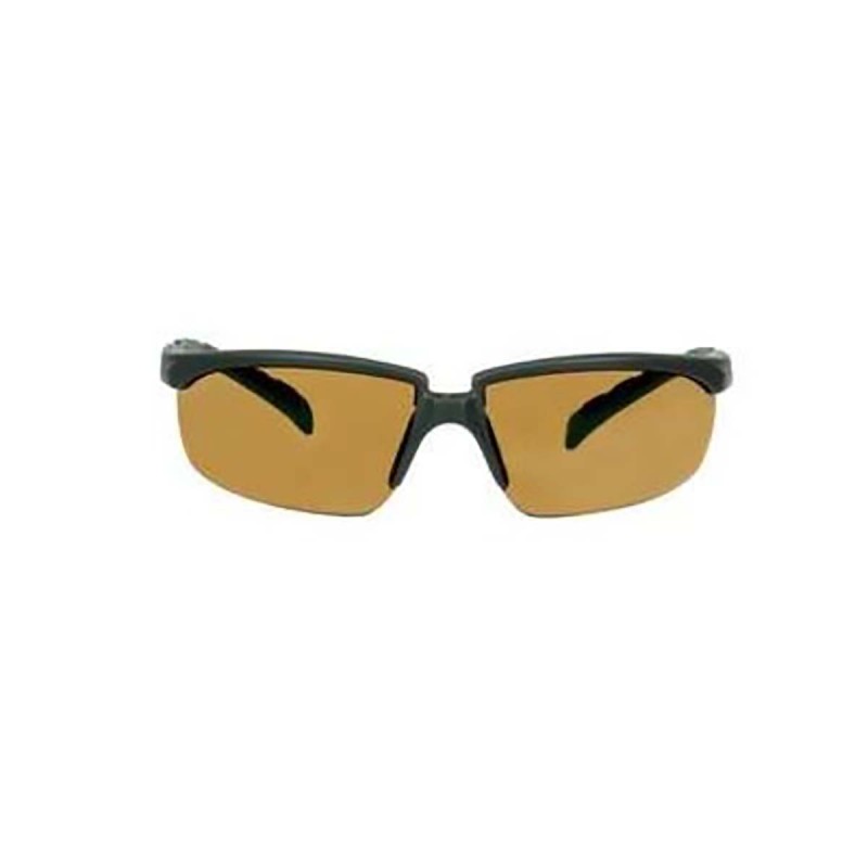 1 pcs - 3M Solus Anti-Mist Safety Glasses, Brown PC Lens