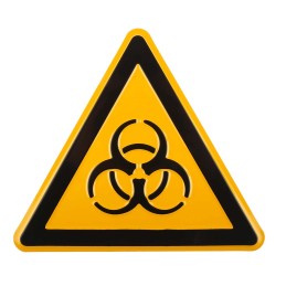 1 pcs - Wolk Biological Hazard Hazard Warning Sign