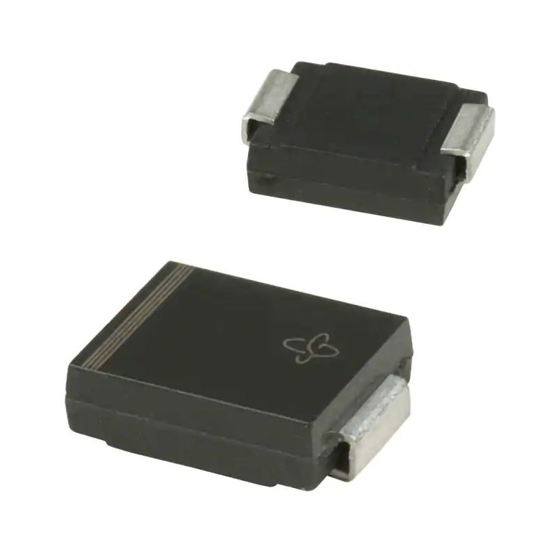 25 pcs - Vishay 1.5SMC150A-E3/57T, Bi-Directional, Uni-Directional TVS Diode, 1500W, 2-Pin DO-214AB