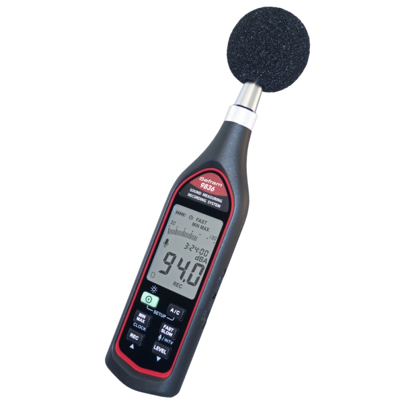 1 pcs - Sefram SEFRAM9836 Sound Level Meter, 30dB to 130dB, 8kHz max