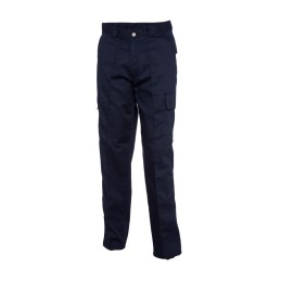 1 pcs - Uneek UC902 Navy Men's 35% Cotton, 65% Polyester Trousers 30in, 76cm Waist