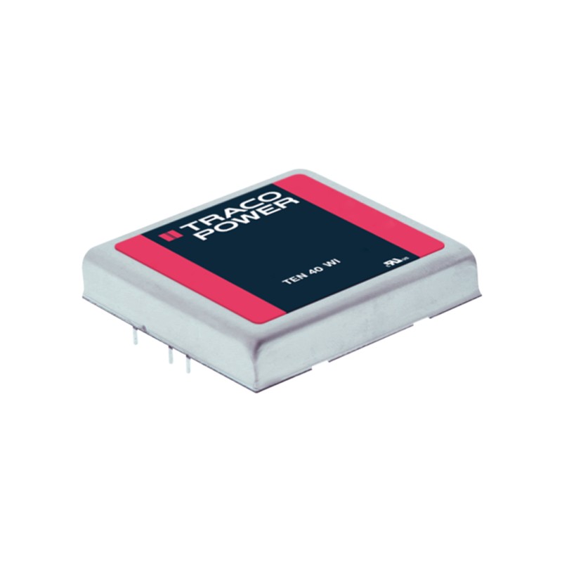 5 pcs - TRACOPOWER TEN 40WI DC-DC Converter, 12V dc/ 3.35A Output, 9 - 36 V dc Input, 40W, Through Hole, +85°C Max Temp