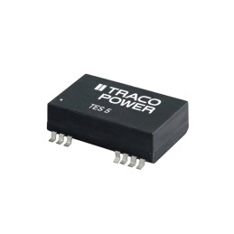 5 pcs - TRACOPOWER TES 5 DC-DC Converter, ±15V dc/ ±165mA Output, 18 - 36 V dc Input, 5W, Surface Mount, +85°C Max Temp