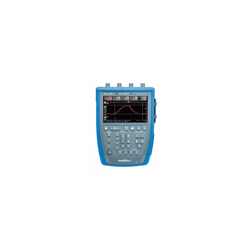 1 pcs - Metrix OX9304 SCOPIX IV Series Digital Handheld Oscilloscope, 4 Analogue Channels, 300MHz