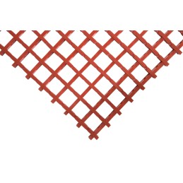 1 pcs - Coba Europe Red Anti-Slip PVC Mat, Holes Finish 5m x 0.6m x 12mm