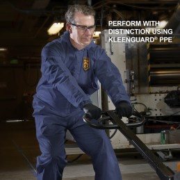 1 pcs - Kimberly Clark Blue Disposable overalls, CE CAT III. EN 1073-2:2002, EN 1149-1:1995, EN 13034:2005 - Limited Splash