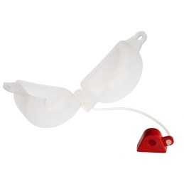 1 pcs - RS PRO 1-Lock PVC Push Button Lockout