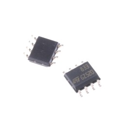 25 pcs - LM833DT STMicroelectronics, Op Amp, 15MHz, 8-Pin SOIC
