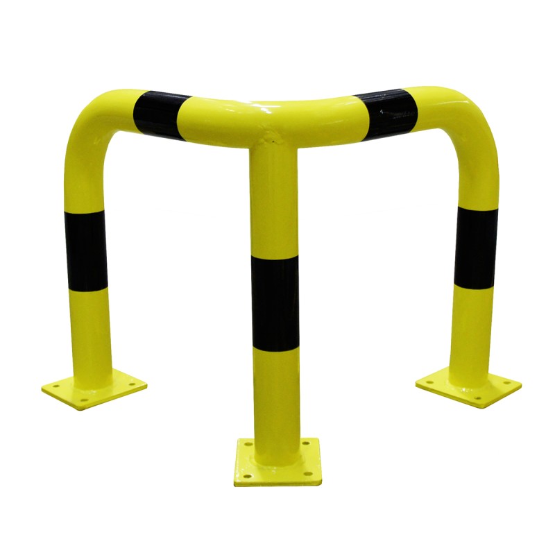 1 pcs - RS PRO Black & Yellow Steel Protection Barrier