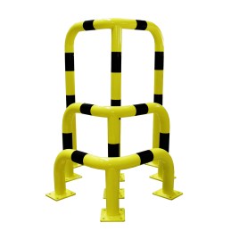 1 pcs - RS PRO Black & Yellow Steel Protection Barrier