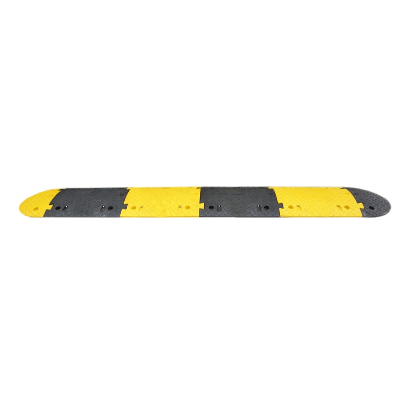 1 pcs - RS PRO High Visibility Rubber Speed Bump, 430mm x 2.5 m x 50 mm, 30km/h Speed Limit