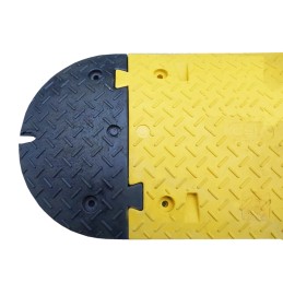 1 pcs - RS PRO High Visibility Rubber Speed Bump, 430mm x 2.5 m x 50 mm, 30km/h Speed Limit