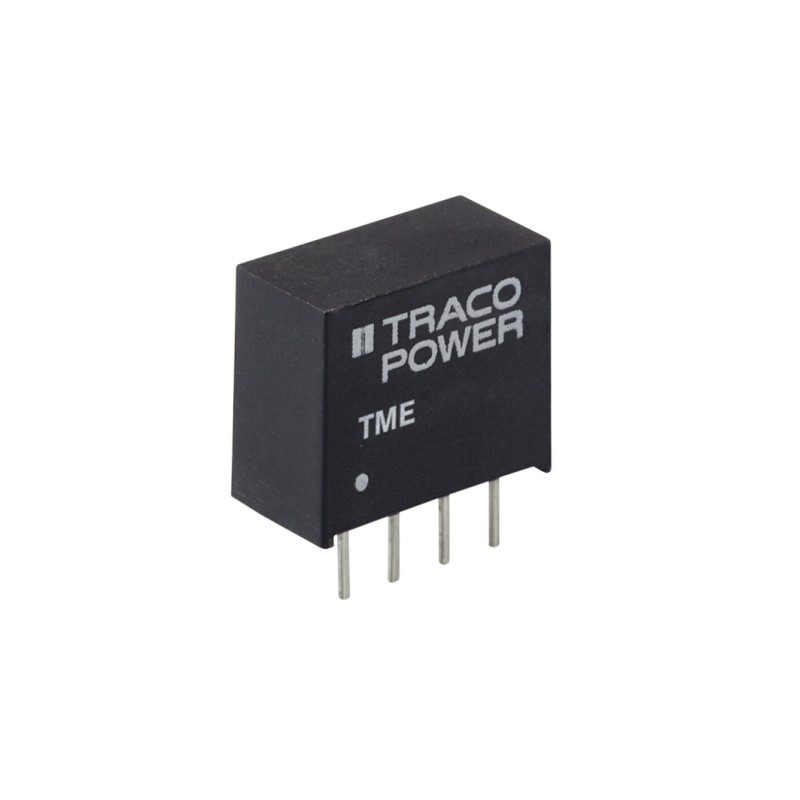 5 pcs - TRACOPOWER TME DC-DC Converter, 5V dc/ 200mA Output, 4.5 - 5.5 V dc Input, 1W, Through Hole, +85°C Max Temp