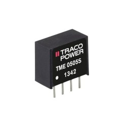 5 pcs - TRACOPOWER TME DC-DC Converter, 5V dc/ 200mA Output, 4.5 - 5.5 V dc Input, 1W, Through Hole, +85°C Max Temp