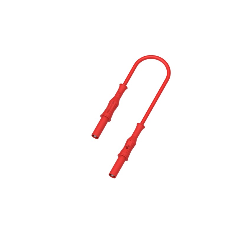 1 pcs - Electro PJP Red Male Banana Plug, 36A, 1000 - 1500V