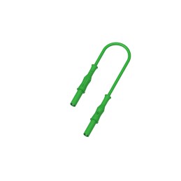 1 pcs - Electro PJP Green Male Banana Plug, 36A, 1000 - 1500V