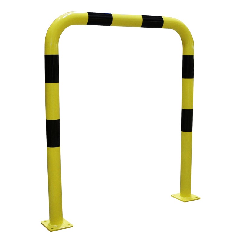 1 pcs - RS PRO Black & Yellow Steel Protection Barrier