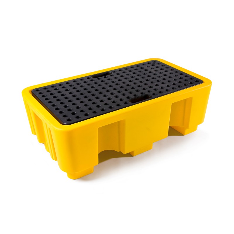 1 pcs - Lubetech Polyethylene Spill Pallet, 250L Capacity