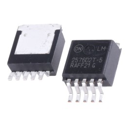 20 pcs - onsemi, LM2576D2T-005G Step-Down Switching Regulator, 1-Channel 3A Adjustable 5-Pin, D2PAK