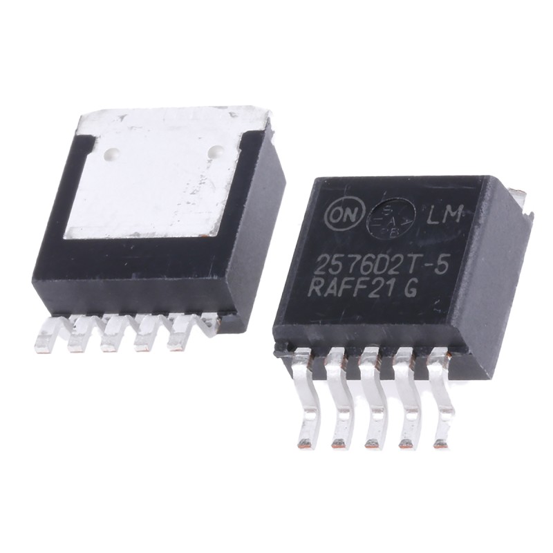 20 pcs - onsemi, LM2576D2T-005G Step-Down Switching Regulator, 1-Channel 3A Adjustable 5-Pin, D2PAK