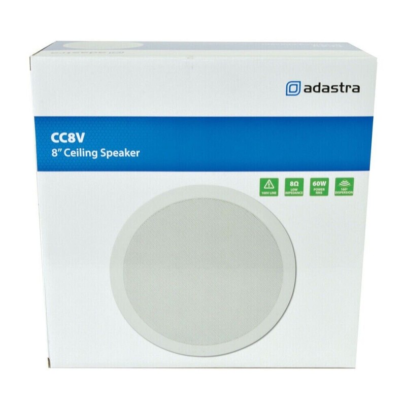 1 X 952.155UK CC8V, 8 2 Way 100V Ceiling Speaker