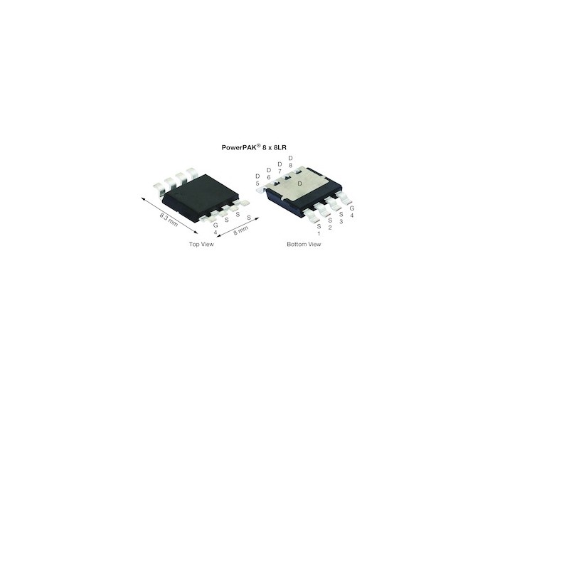 2000 pcs - N-Channel MOSFET, 372 A, 40 V, 8-Pin PowerPAK 8 x 8LR Vishay SQJQ148ER-T1_GE3