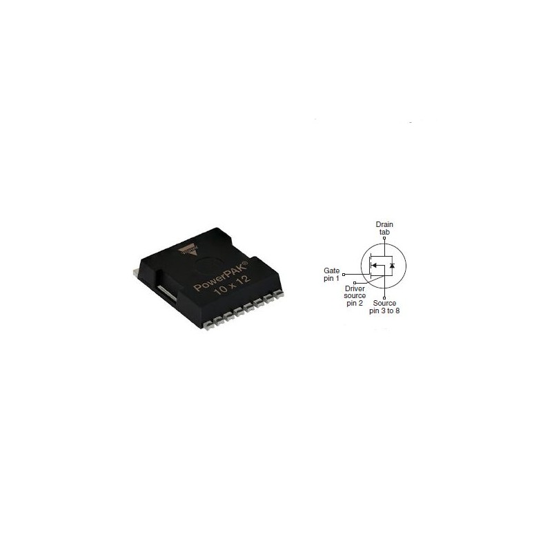 2000 pcs - N-Channel MOSFET, 29 A, 600 V, 8-Pin PowerPAK 10 x 12 Vishay SIHK075N60E-T1-GE3