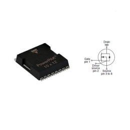 2000 pcs - N-Channel MOSFET, 34 A, 650 V, 8-Pin PowerPAK 10 x 12 Vishay SIHK065N60E-T1-GE3