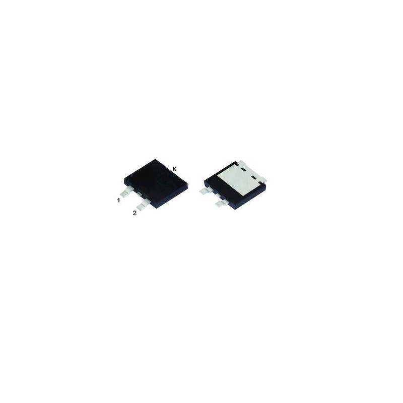 2000 pcs - Vishay 60V 40A, Schottky Rectifier & Schottky Diode, D2PAK V40DM63CHM3/I