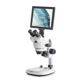 1 pcs - Kern OZL 464C825 Trinocular Microscope, 5.1 MP, 10X Magnification