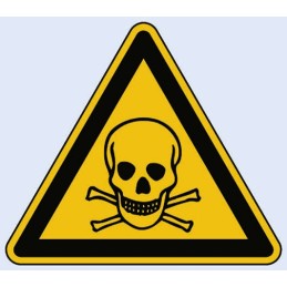 1 pcs - Wolk Hazardous Substances Hazard Warning Sign