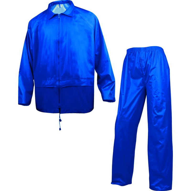 1 pcs - Delta Plus EN400 Blue, Dark Navy, Waterproof Rain Jacket, M